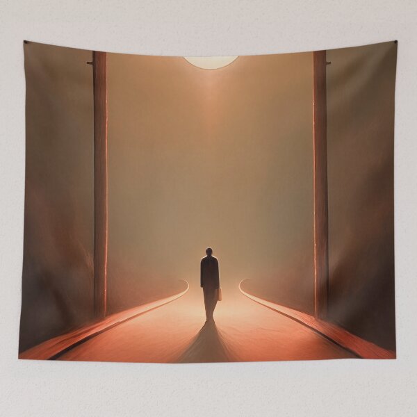 Item preview, Mystic Journey - Surreal Road Art designed and sold by kaileena-ai.