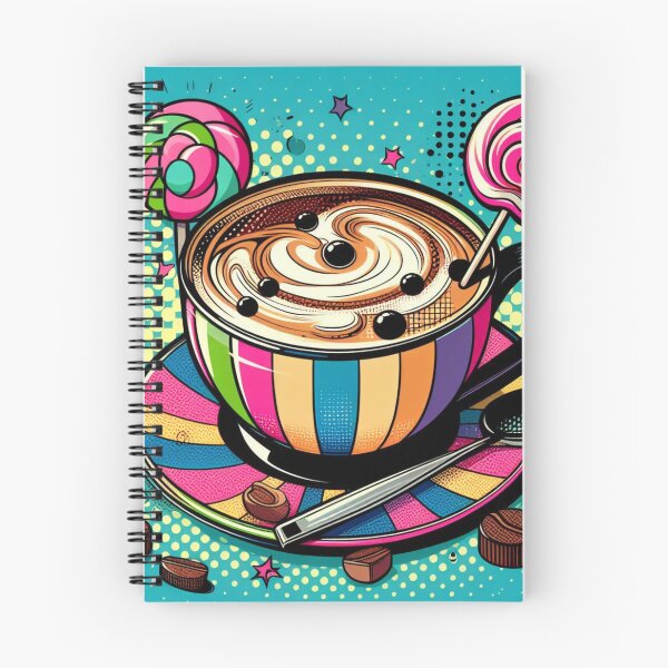 Item preview, Sweet Pop Art Brew: Colorful Delight designed and sold by StickerStudio27.