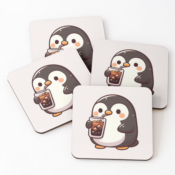 Item preview, Penguin Drinking Coke Soda designed and sold by LemuellTrends.