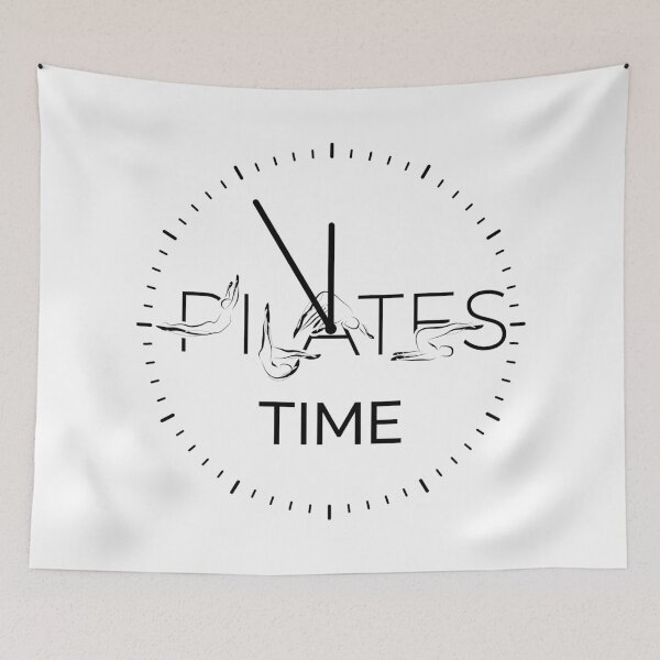 Item preview, PILATES TIME in black color designed and sold by sashica.