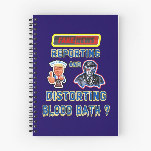 Item preview, Fake News Trump Blood Bath designed and sold by WoodburyLake.