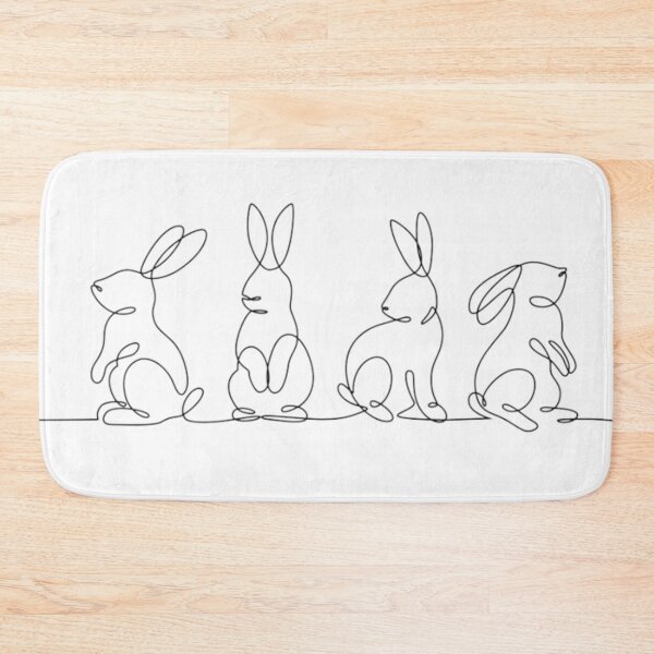 Item preview, Easter Bunny Line Art designed and sold by jennysselling.