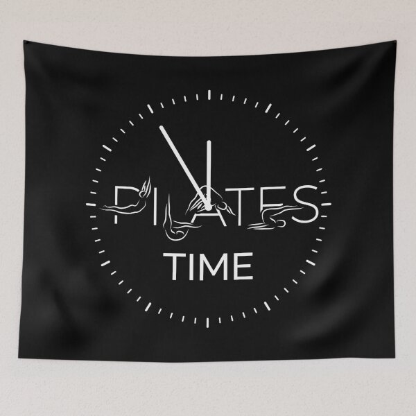 Item preview, PILATES TIME in white color designed and sold by sashica.