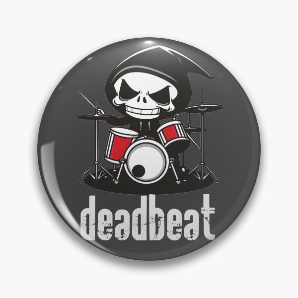 Item preview, Cute Deadbeat Grim Reaper Drummer designed and sold by Alladin7.