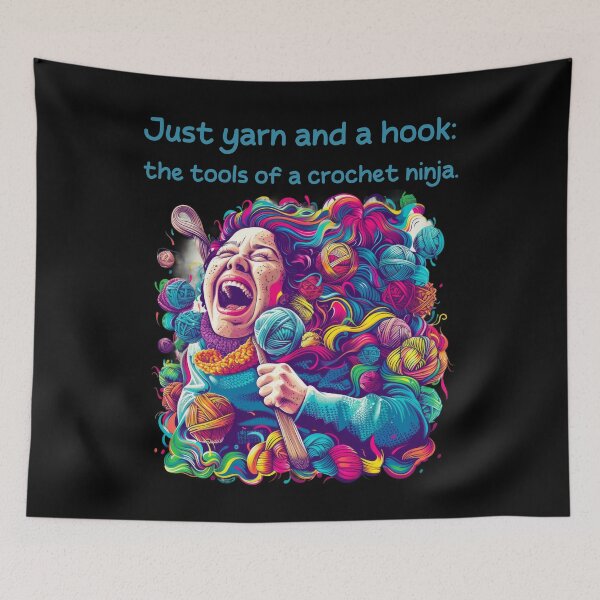 Item preview, Crochet - Just Yarn And a Hook: The Tools Of a Crochet Ninja. designed and sold by Marcin Kulka.