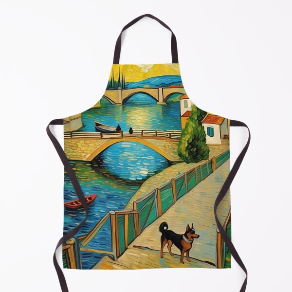 Item preview, Dog At River Bridge Nearby Houses Zoo Pals Animal Cutest T-Shirts designed and sold by sportsimpact.