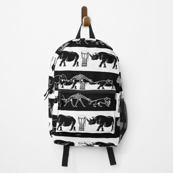 Item preview, Black and White African Wildlife Print designed and sold by Vintage Eclectic Visuals.