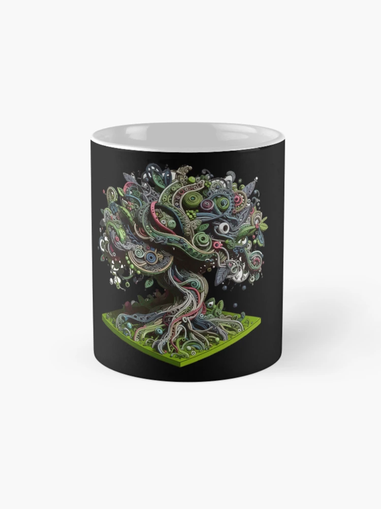Thumbnail 4 of 6, Coffee Mug, Tree Abstract designed and sold by artcreatedbybill.