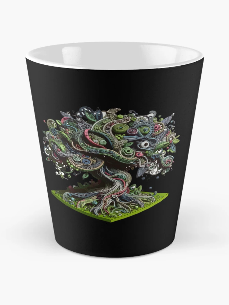 Thumbnail 2 of 4, Coffee Mug, Tree Abstract designed and sold by artcreatedbybill.