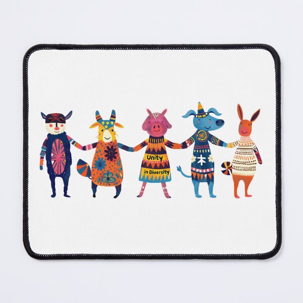 Item preview, Unity in Diversity: Colorful Animal Friends - Inclusive Art designed and sold by David Balzen.