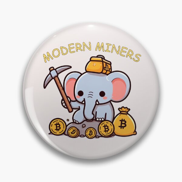 Item preview, Mining Bitcoin Elephant designed and sold by LemuellTrends.