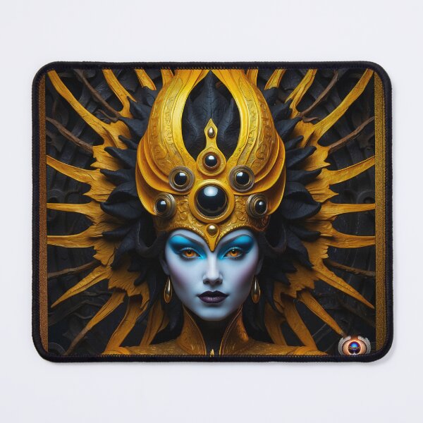 Item preview, A Portrait Of A Female Koulekan Beautiful AI Concept Art by Xzendor7 designed and sold by Xzendor7 Digital Art Creations.