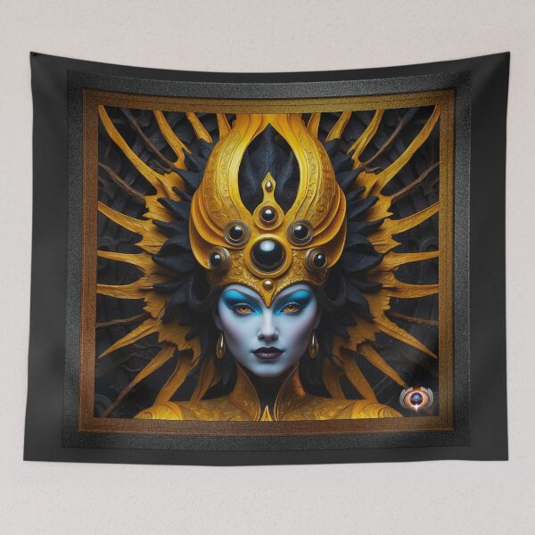 Item preview, A Portrait Of A Female Koulekan Beautiful AI Concept Art by Xzendor7 designed and sold by Xzendor7 Digital Art Creations.
