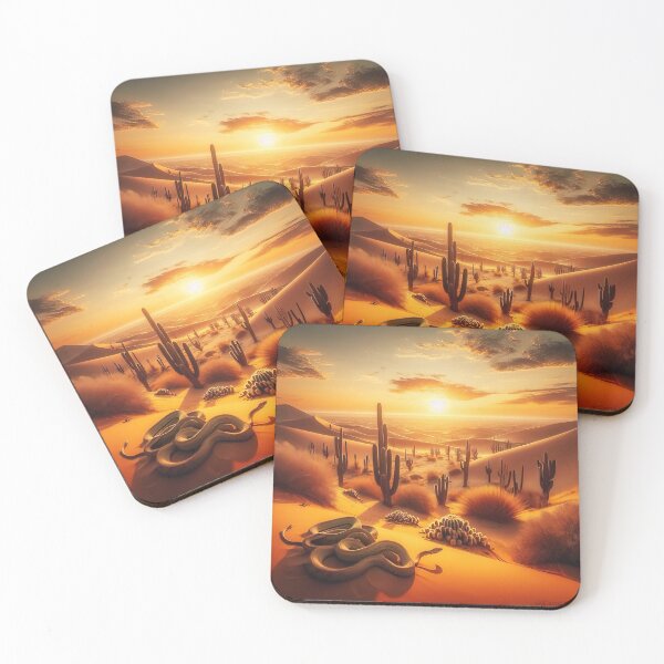 Item preview, Desert Sunset with Snakes designed and sold by CarolM.