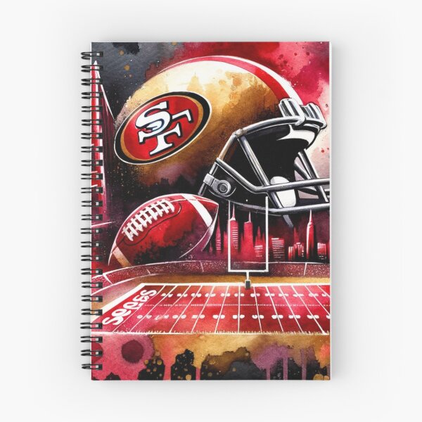 Item preview, 49ers Watercolor Fan Art designed and sold by OooWeeArt.
