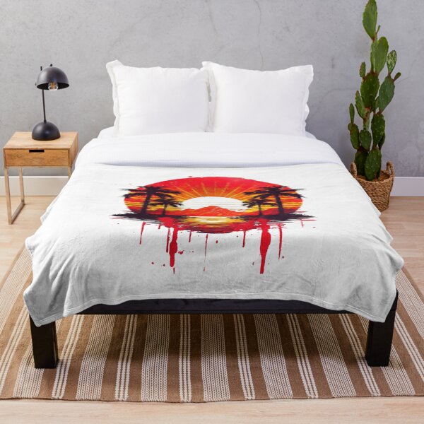 Item preview, Synthwave Sunset with Palms designed and sold by Synthwave Poem.