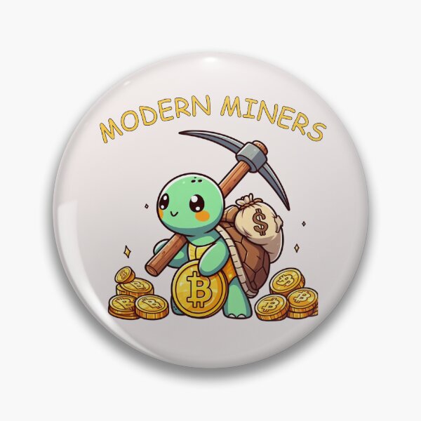 Item preview, Mining Bitcoin Turtle designed and sold by LemuellTrends.