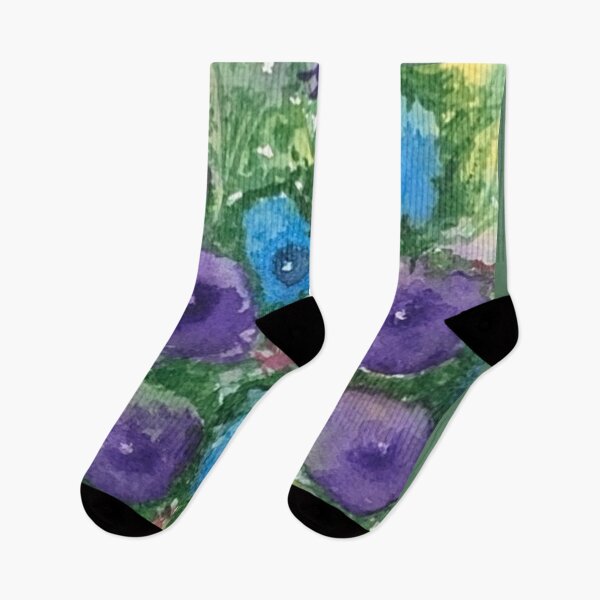 Item preview, Blue & Purple Floral designed and sold by LiaIsabellaArt.