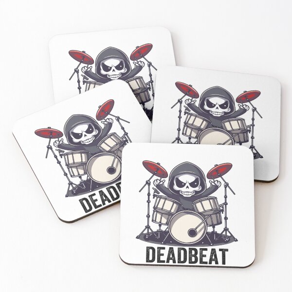 Item preview, Cartoon Deadbeat Grim Reaper Drummer designed and sold by Alladin7.