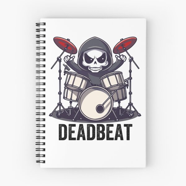 Item preview, Cartoon Deadbeat Grim Reaper Drummer designed and sold by Alladin7.