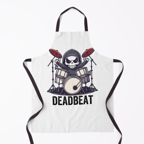 Item preview, Cartoon Deadbeat Grim Reaper Drummer designed and sold by Alladin7.