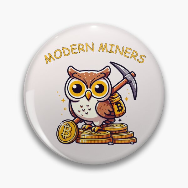 Item preview, Mining Bitcoin Owl designed and sold by LemuellTrends.