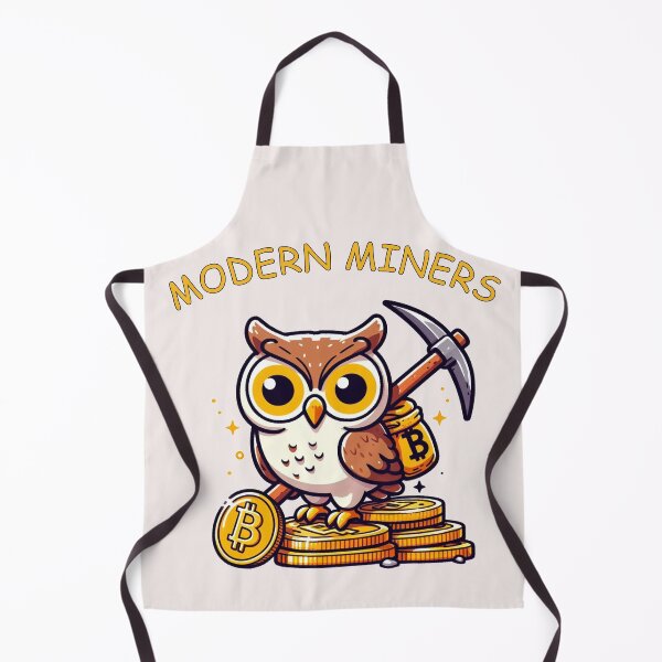 Item preview, Mining Bitcoin Owl designed and sold by LemuellTrends.