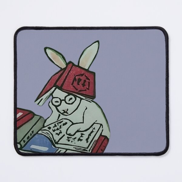 Item preview, Bunny Studying Bookplate designed and sold by gliyj.