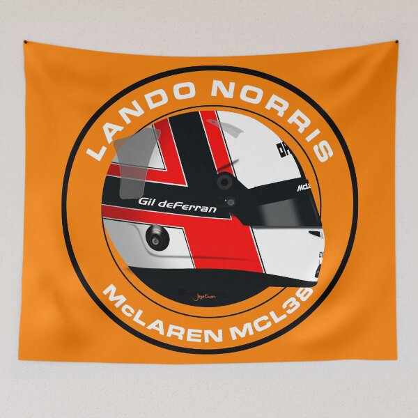 Item preview, Lando Norris - 2024 testing Helmet Circle. Gil de ferran designed and sold by JageOwen.