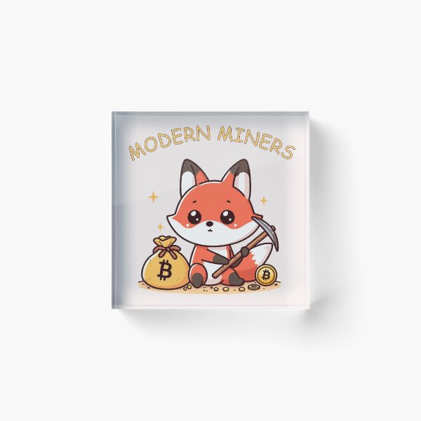 Item preview, Mining Bitcoin Fox designed and sold by LemuellTrends.