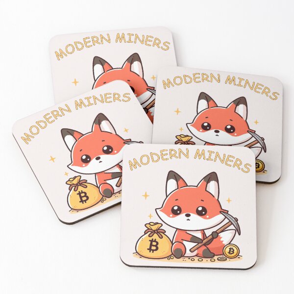 Item preview, Mining Bitcoin Fox designed and sold by LemuellTrends.