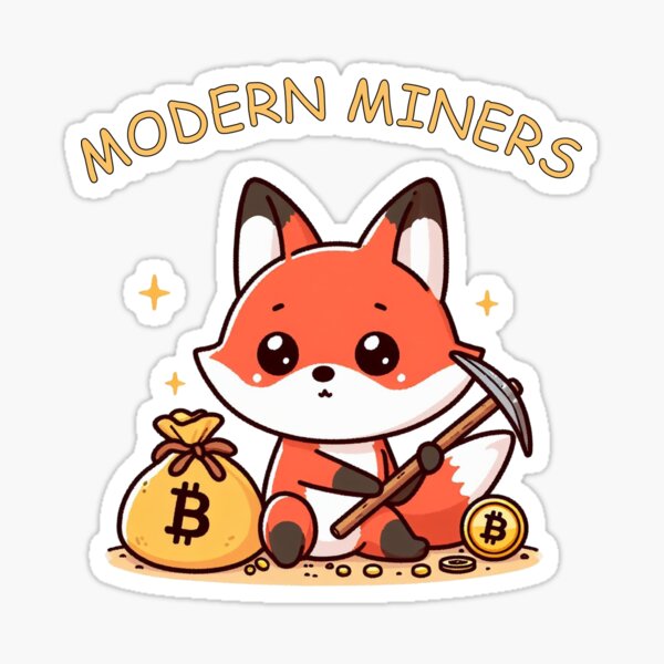 Item preview, Mining Bitcoin Fox designed and sold by LemuellTrends.