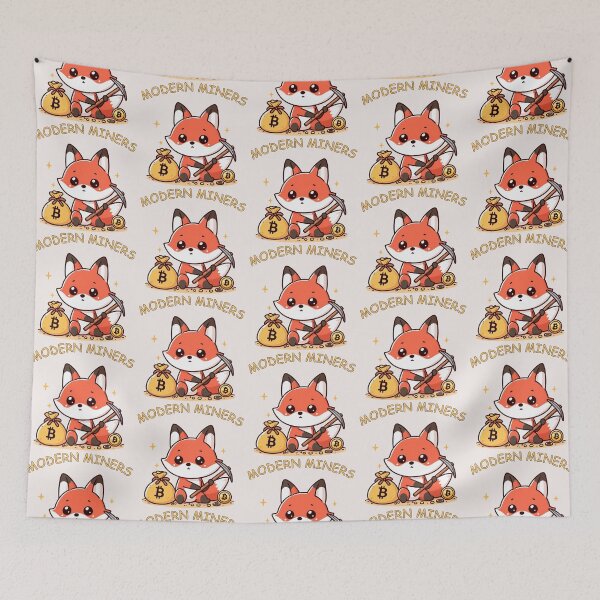 Item preview, Mining Bitcoin Fox designed and sold by LemuellTrends.