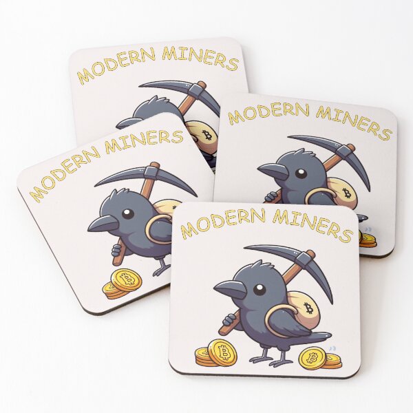 Item preview, Mining Bitcoin Crow designed and sold by LemuellTrends.