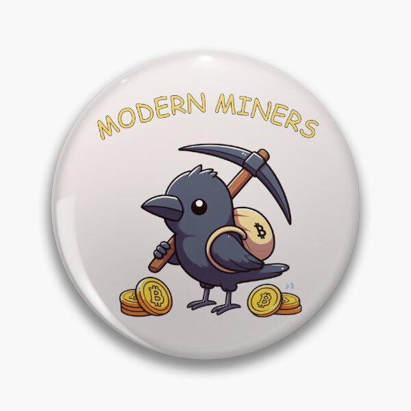 Item preview, Mining Bitcoin Crow designed and sold by LemuellTrends.