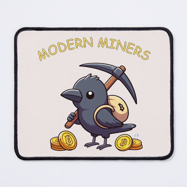 Item preview, Mining Bitcoin Crow designed and sold by LemuellTrends.