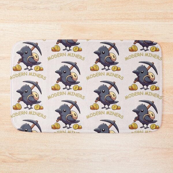 Item preview, Mining Bitcoin Crow designed and sold by LemuellTrends.