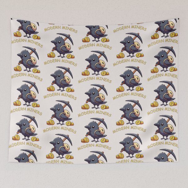 Item preview, Mining Bitcoin Crow designed and sold by LemuellTrends.