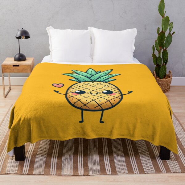 Item preview, Cute Anthropomorphic Pineapple designed and sold by Delamoon.