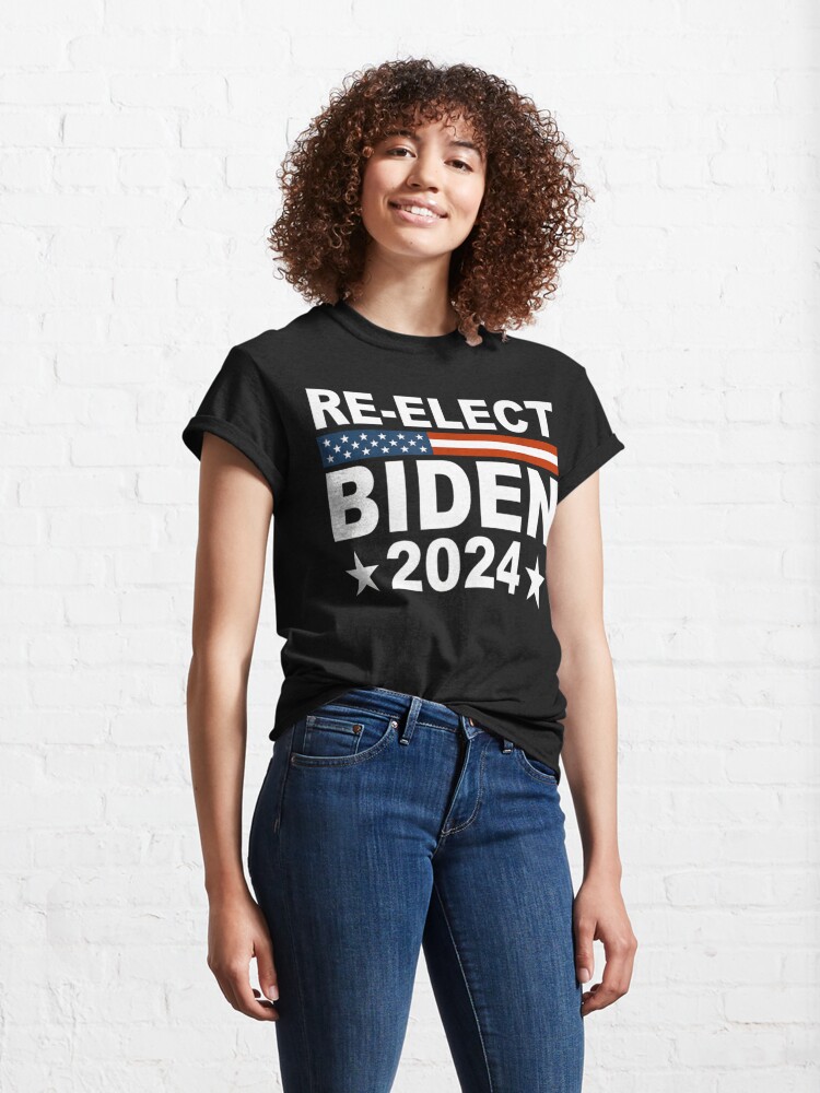 Discover Re-Elect Joe Biden 2024 Democrats T-Shirt