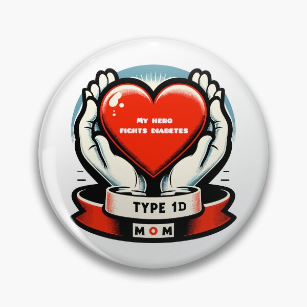 Item preview, My hero fights diabetes- diabetics t1d designed and sold by toobel.