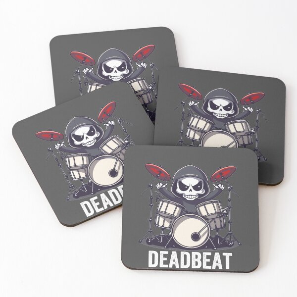 Item preview, Cute Dead Beat Grim Reaper Drummer designed and sold by Alladin7.