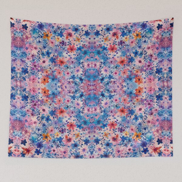 Item preview, Waterproof tiny flowers tie dye designed and sold by AnnDart.