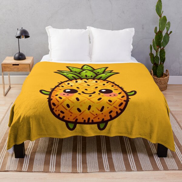 Item preview, Cute Anthropomorphic Pineapple designed and sold by Delamoon.