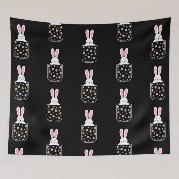 Artikelvorschau, süßer Hase mit Eiern Ostern entworfen und verkauft von hajar-design.