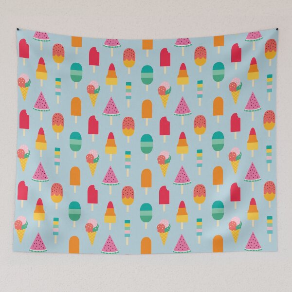 Item preview, Ice Cream and Lollies Pattern designed and sold by PerpetualPanic.