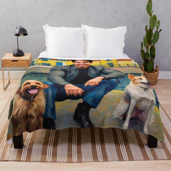 Item preview, Tom Cruise And Two Dogs At River houses Zoo Pals designed and sold by sportsimpact.