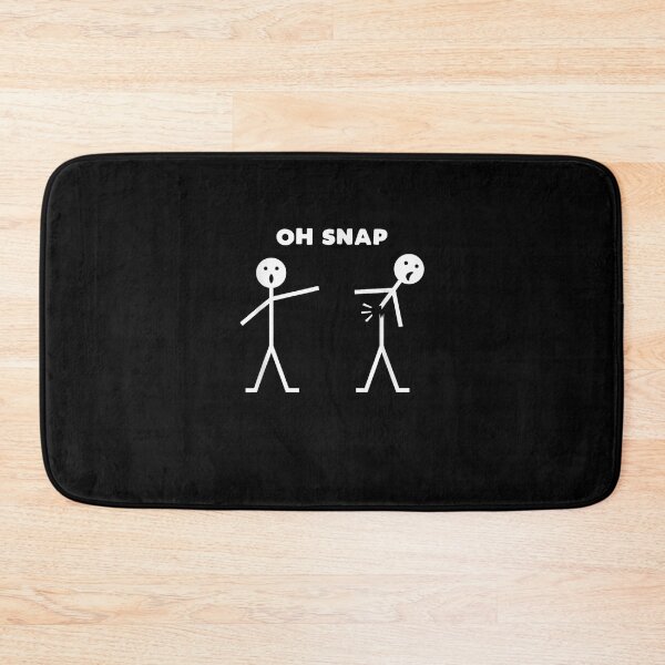 Item preview, Oh Snap Funny Stick Figure designed and sold by StickChic.