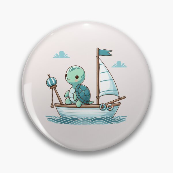 Item preview, Turtle on Sailboat designed and sold by LemuellTrends.