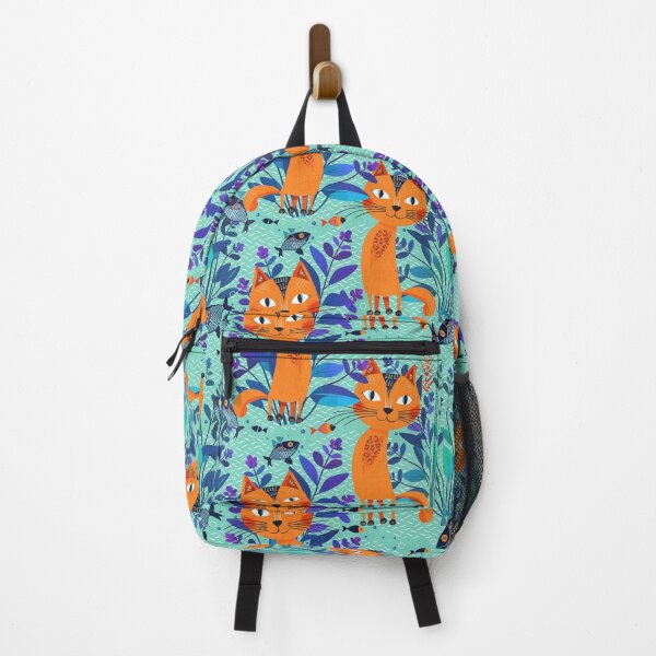 Item preview, Orange Cat goes Fishing  designed and sold by Veata.
